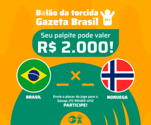 Bolão Torcida Gazeta Brasil X Noruega